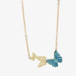 Collar Mariposas Zoé Dorado - Thumbnail Image 5