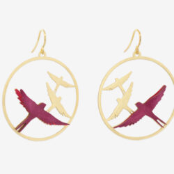 Pendientes Pájaros Dorados - Thumbnail Image 5