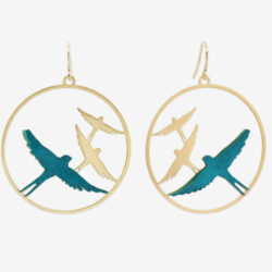 Pendientes Pájaros Dorados - Thumbnail Image 2